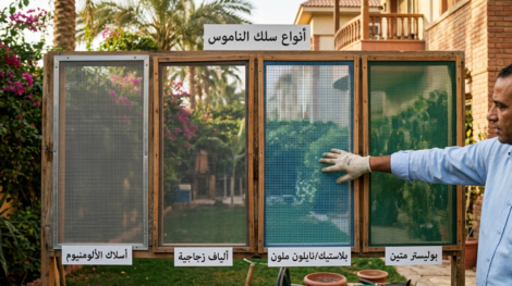 مقارنة بصرية بين أفضل أنواع سلك الناموس من الألمنيوم، الألياف الزجاجية، والبوليستر.