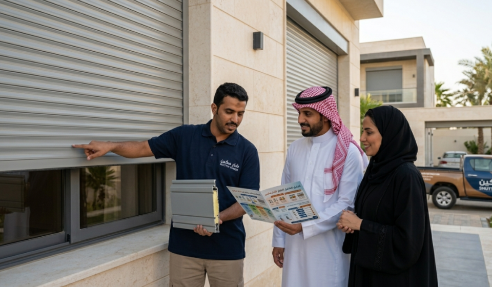 فني شتر مكين يشرح مزايا شتر النوافذ للحصول على أفضل شتر مقابل السعر.